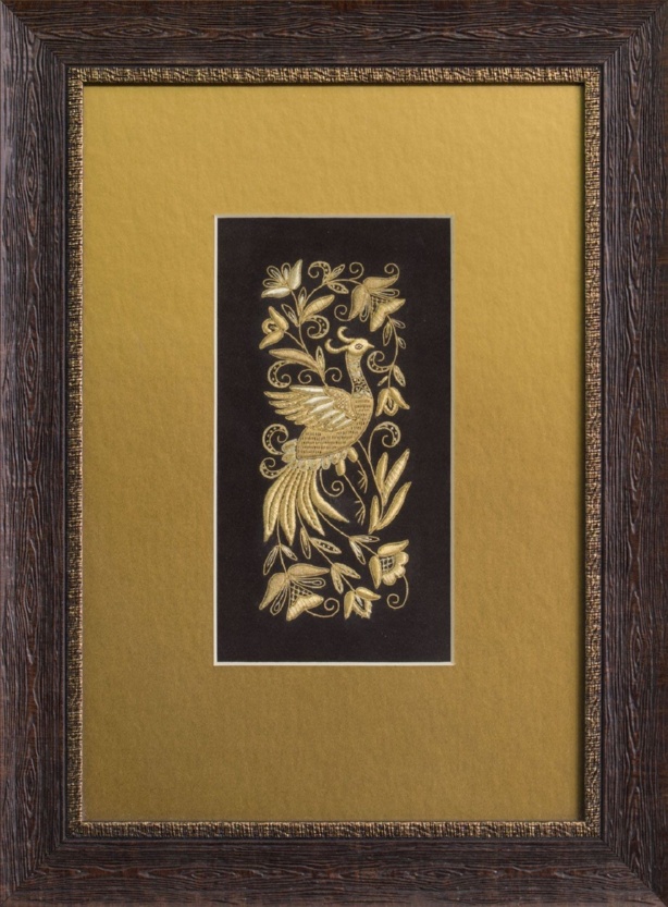 Панно ручная вышивка «Сказочная птица» - р.1007