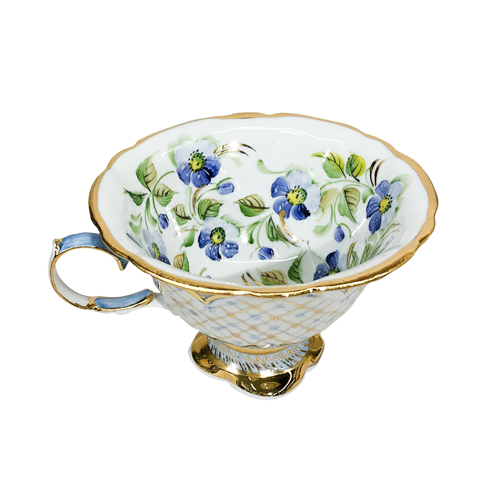 Сервиз чайный Цветок в авт. р. Сорокиной "Голубые цветы" - 993224416
