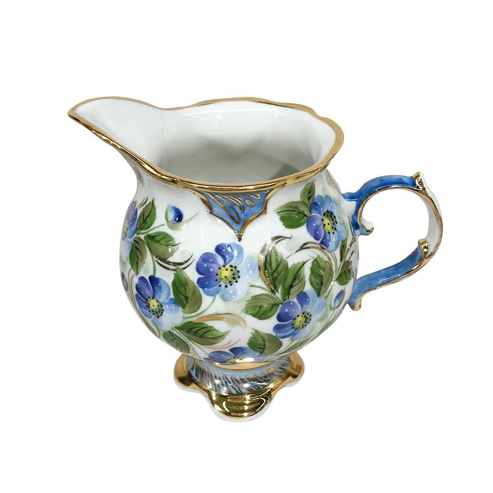 Сервиз чайный Цветок в авт. р. Сорокиной "Голубые цветы" - 993224416